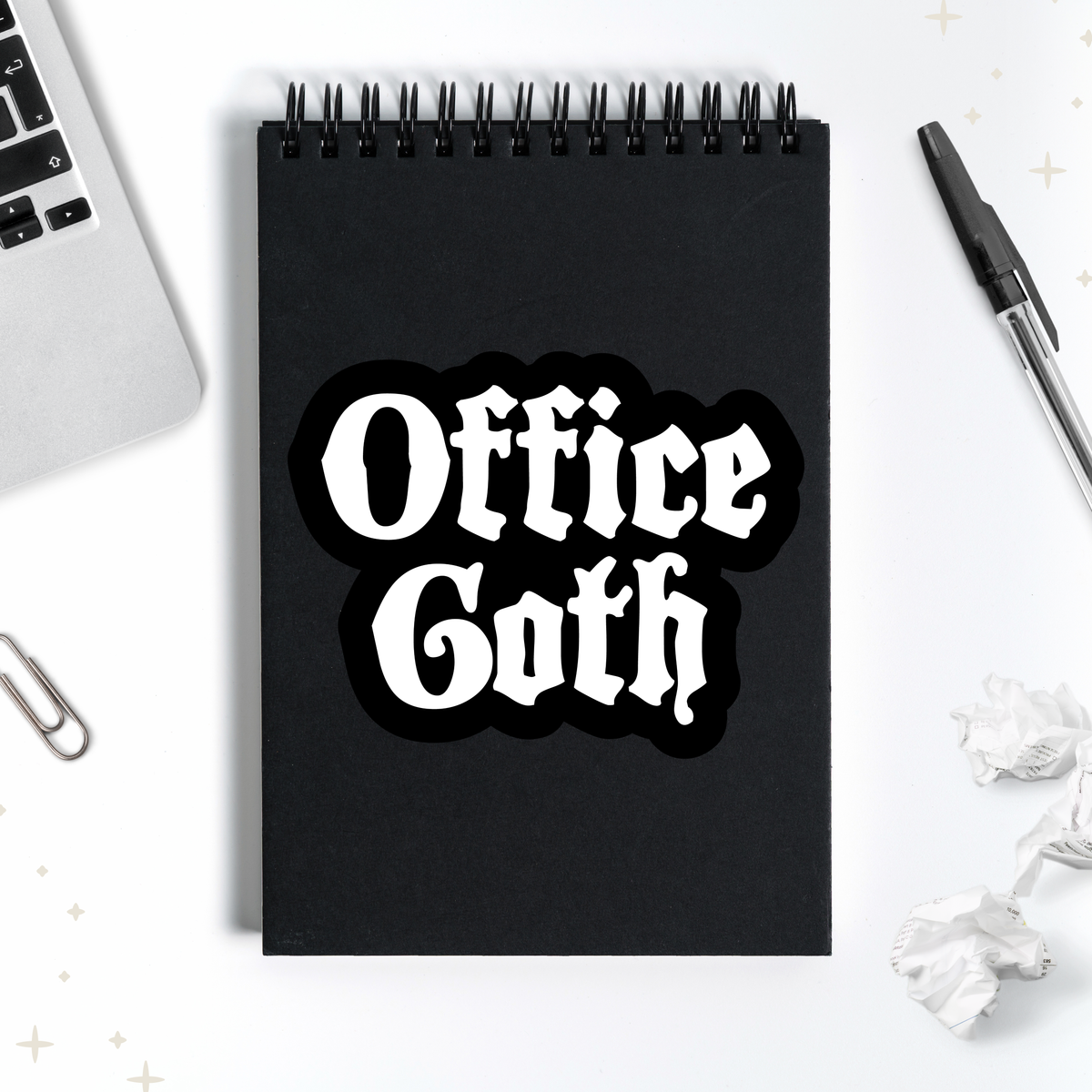 Office Goth Sticker