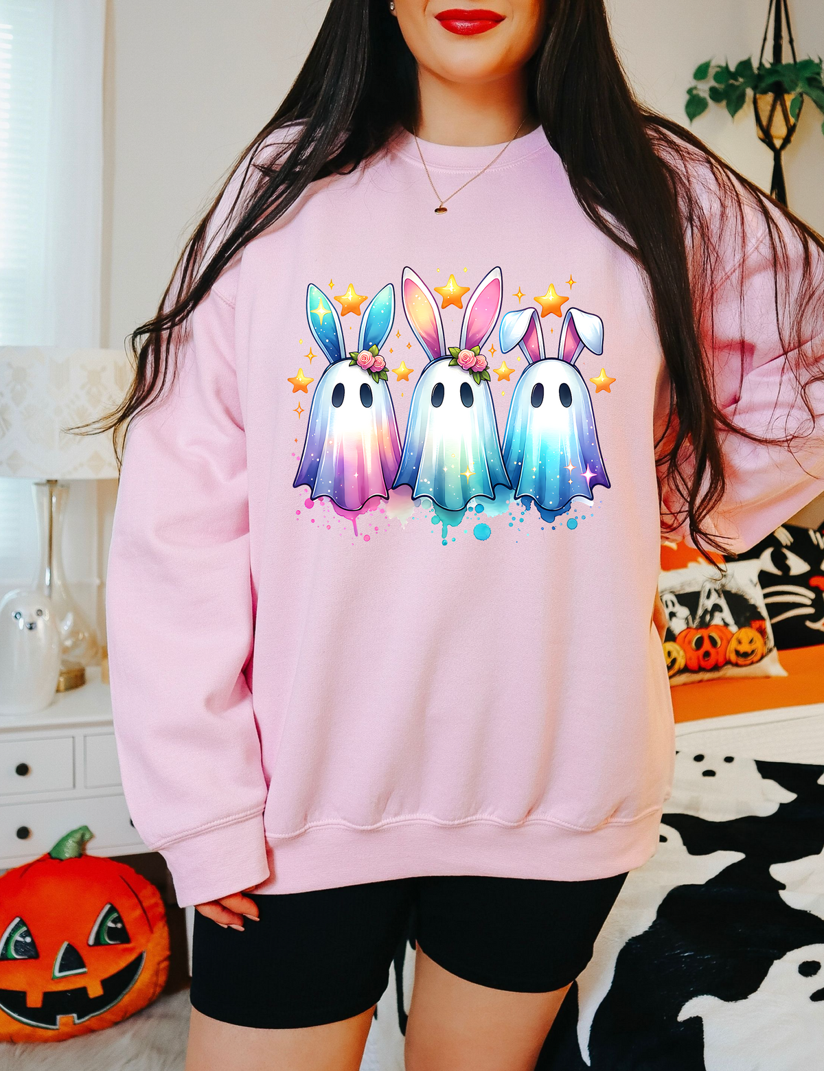 3 Bunny Ghosts Sweatshirt