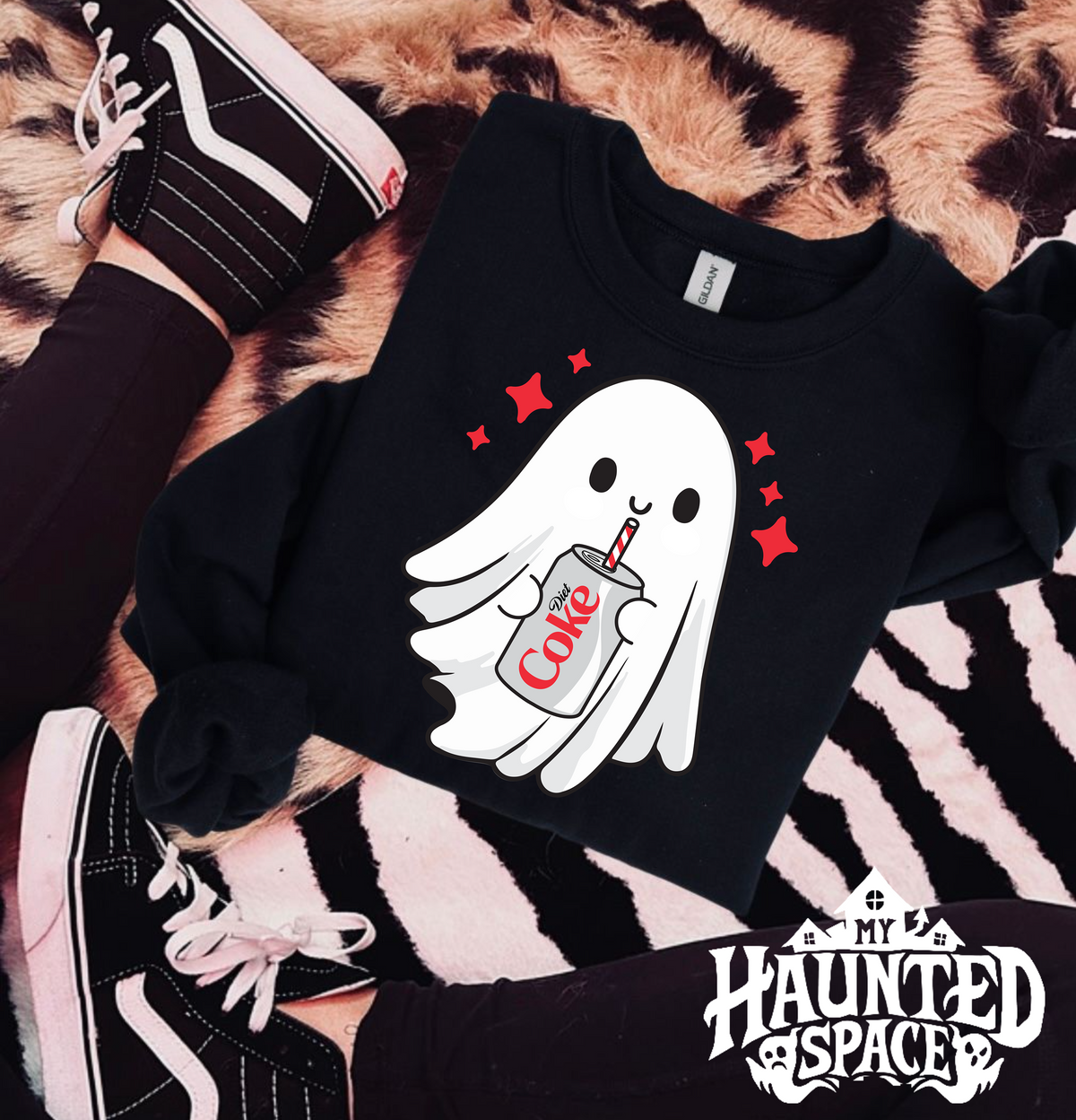Diet Coke Ghost Sweatshirt