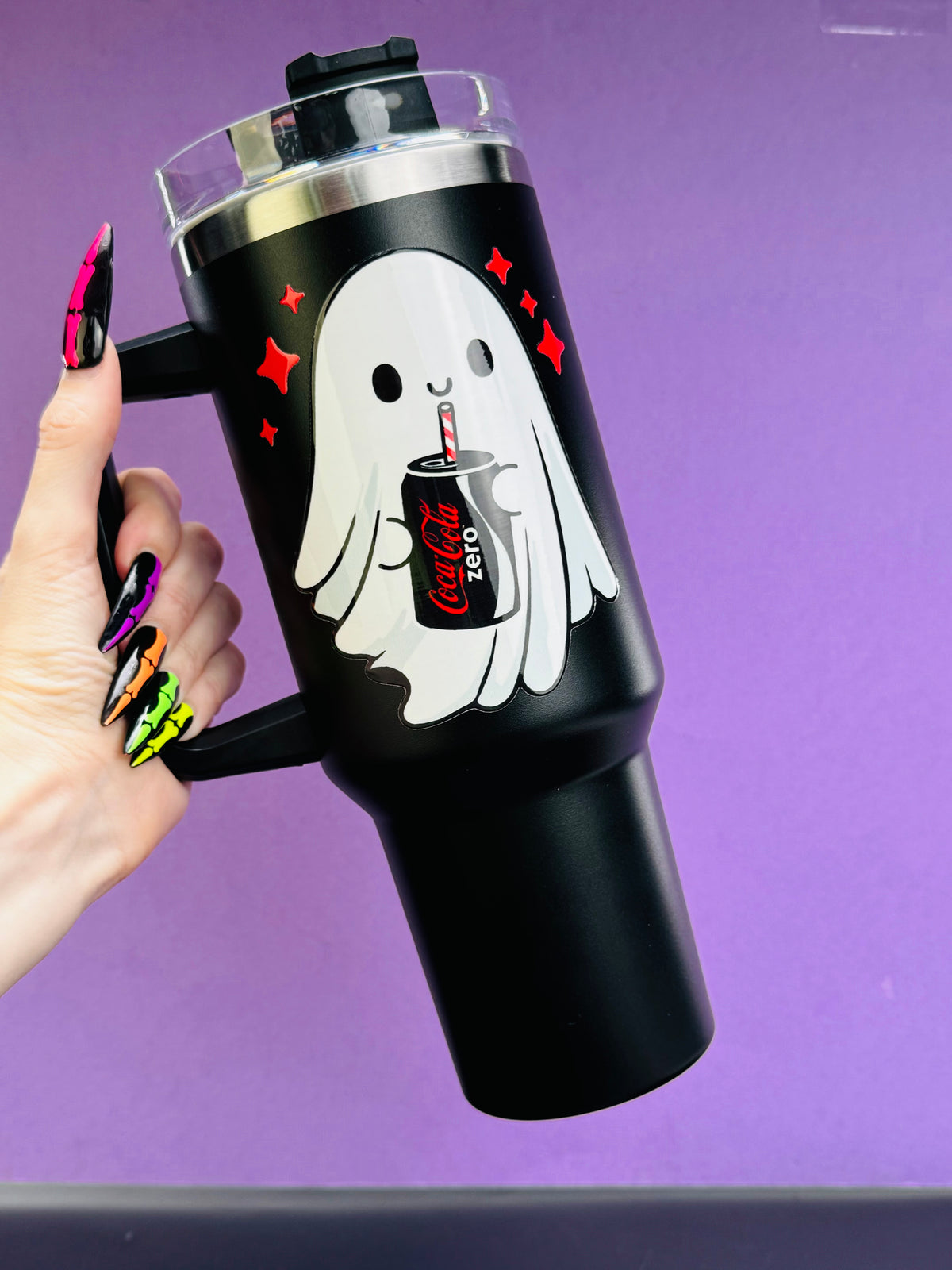 Coke Zero Ghost 40 oz Tumbler