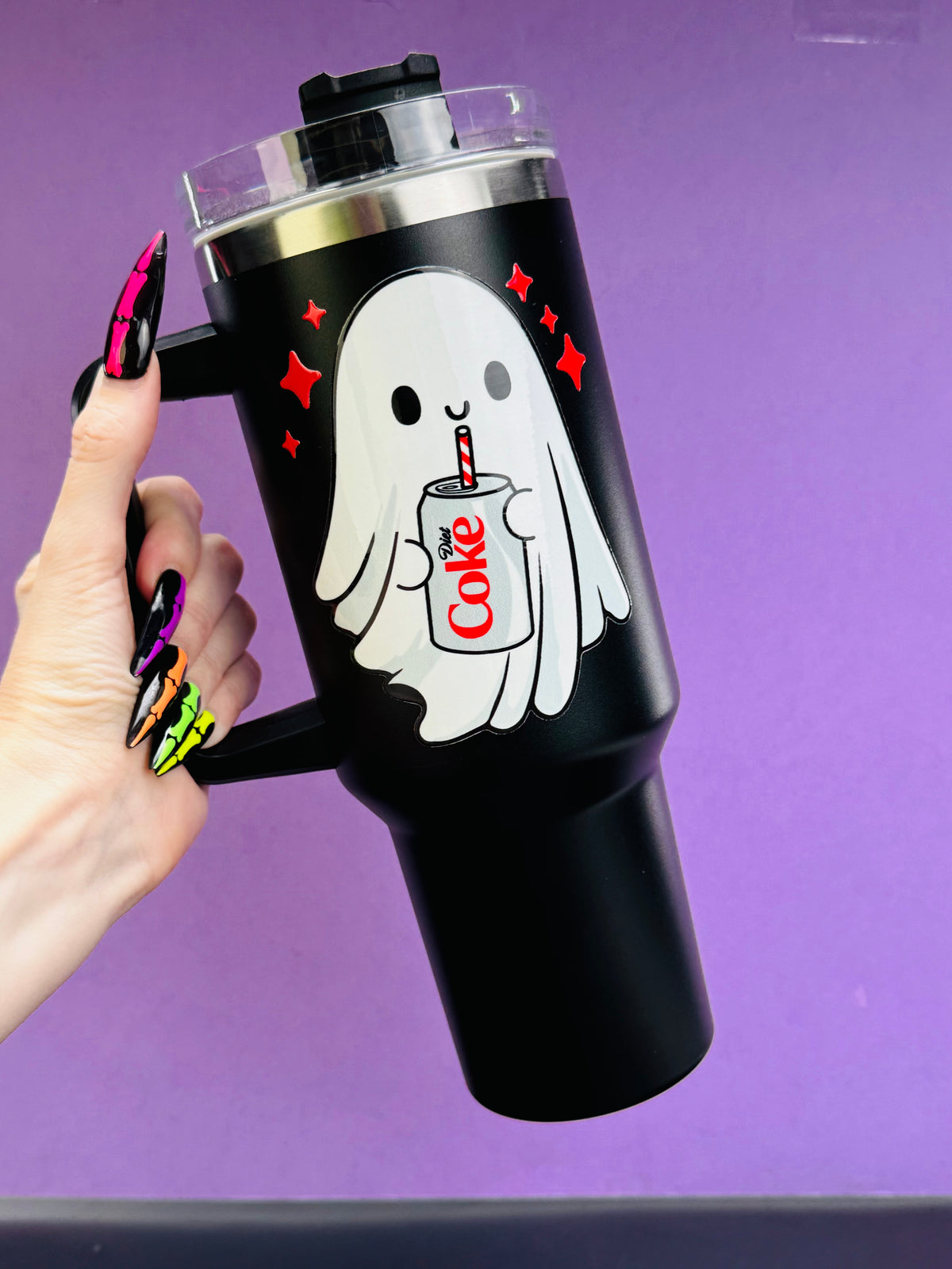 Diet Coke Ghost 40 oz Tumbler