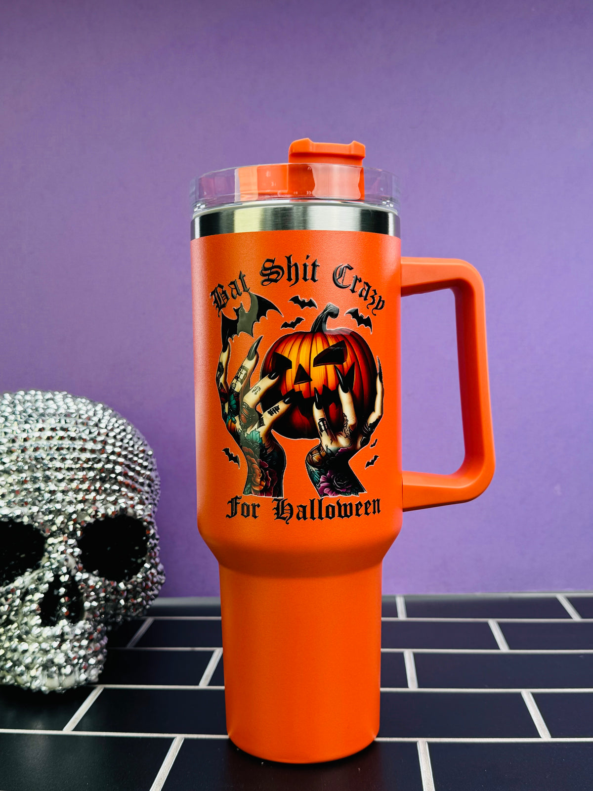Bat Shit Crazy Halloween 40 oz Tumbler