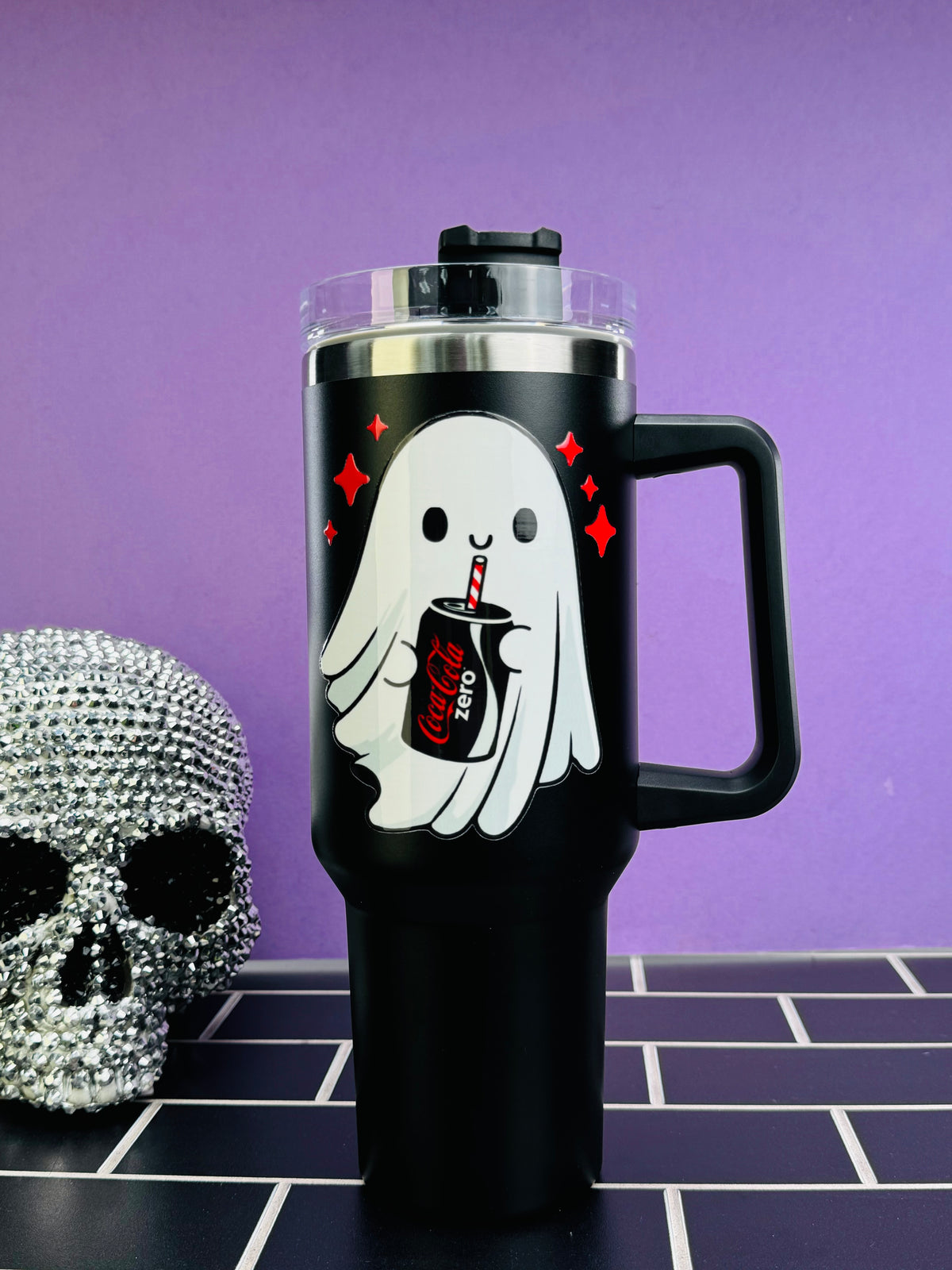 Coke Zero Ghost 40 oz Tumbler
