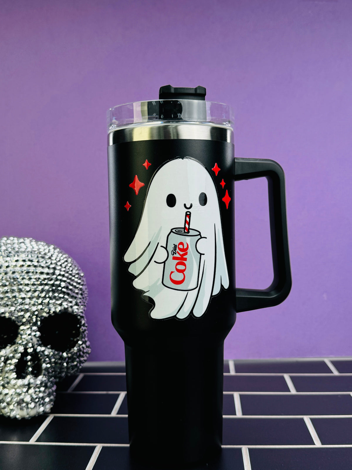 Diet Coke Ghost 40 oz Tumbler
