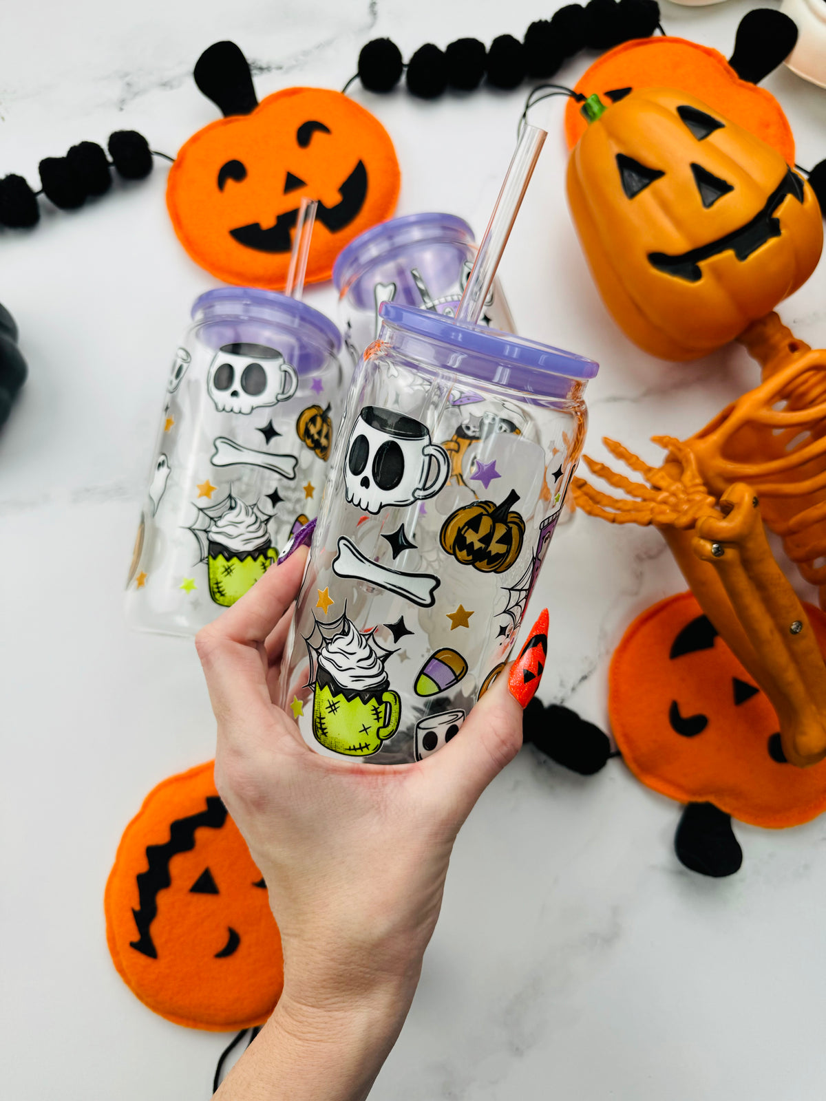 Tis The Season Glass Cup