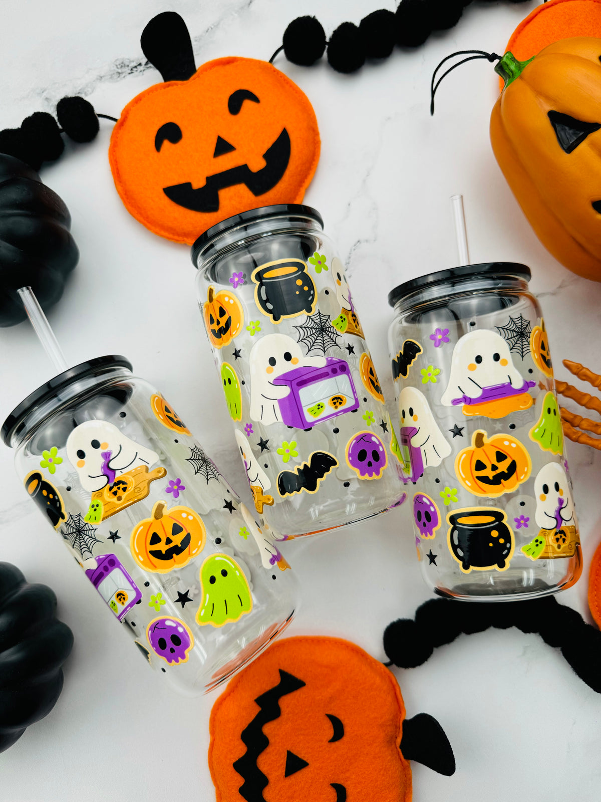 Ghost Baking Glass Cup