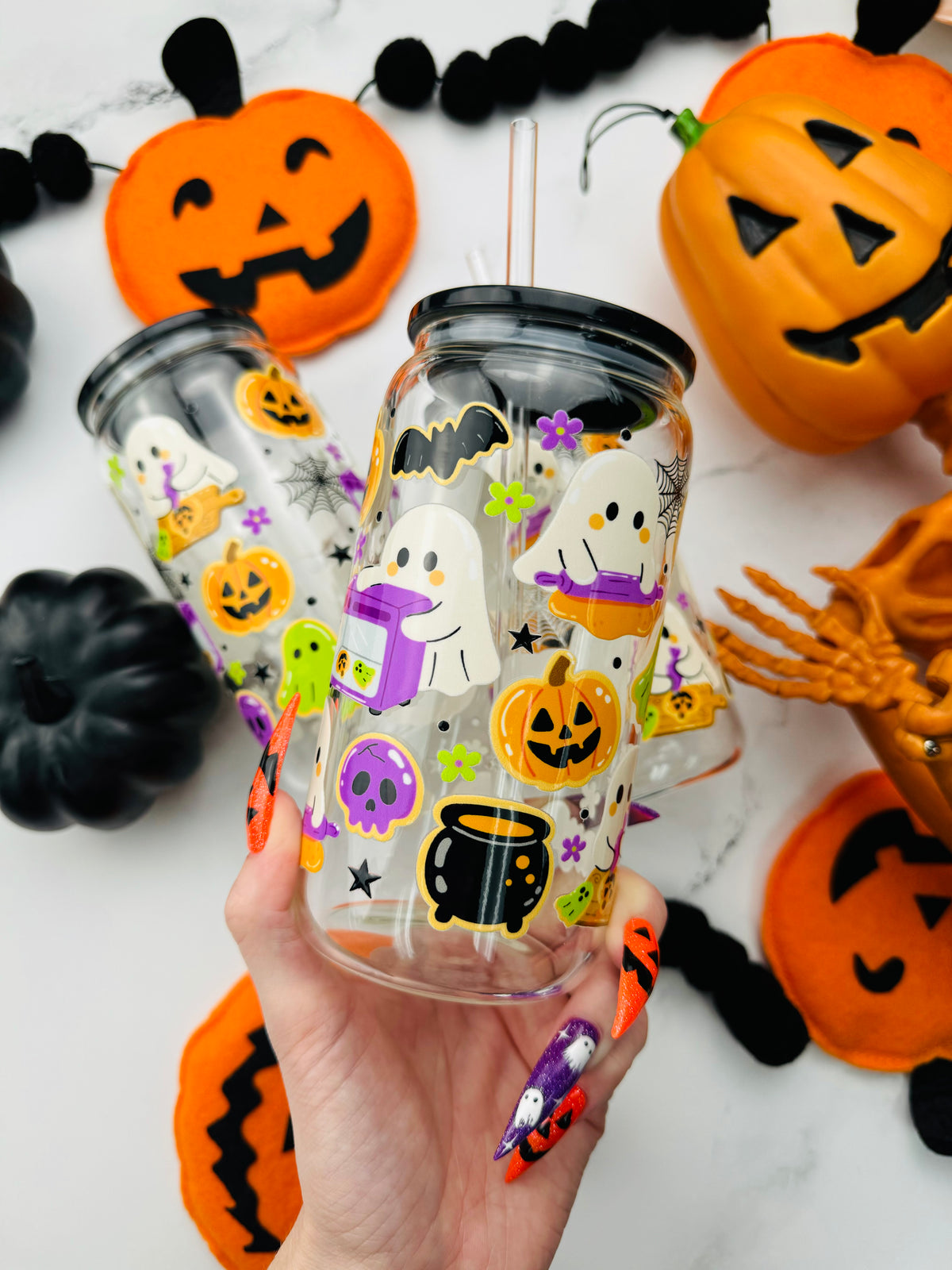 Ghost Baking Glass Cup