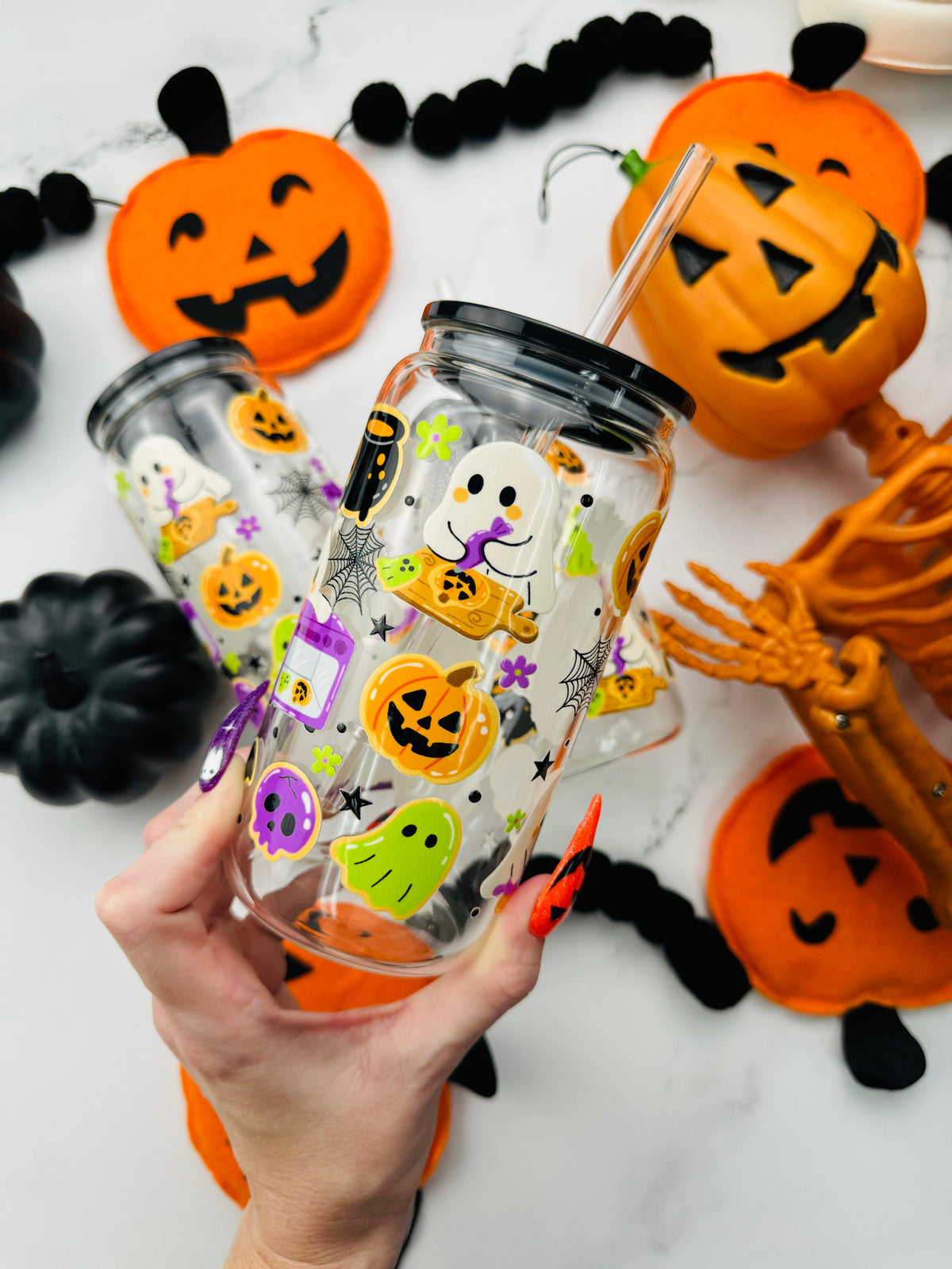 Ghost Baking Glass Cup