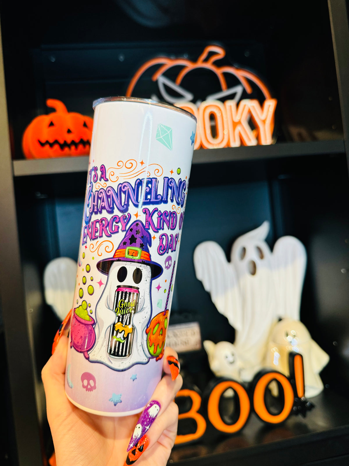 Ghost Energy Skinny Tumbler