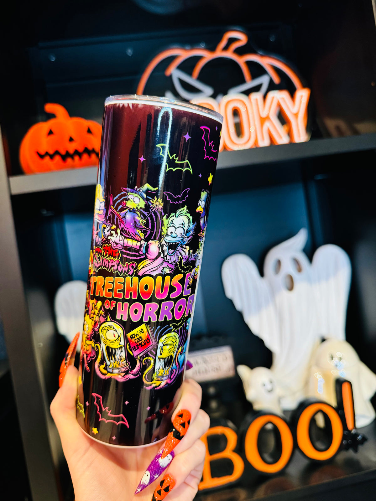 Treehouse Of Terror Skinny Tumbler