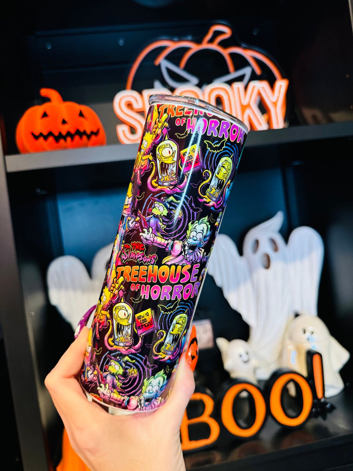Treehouse Of Terror Skinny Tumbler