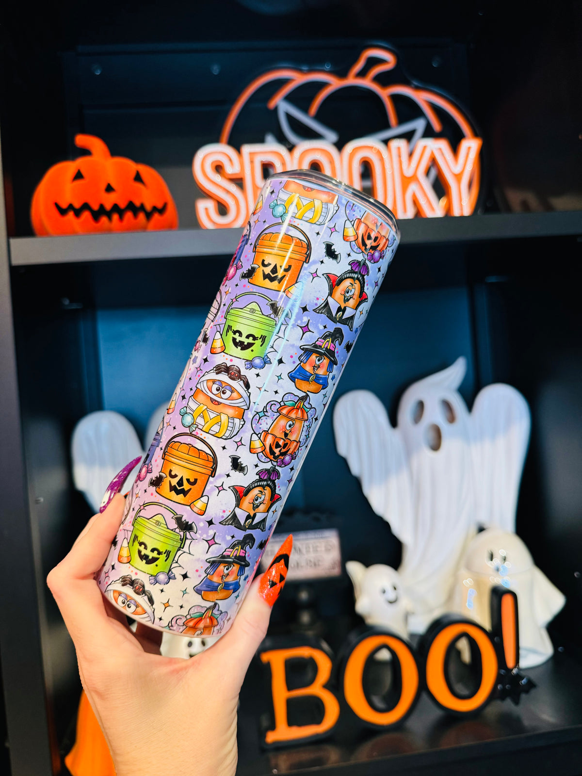 Halloween Nuggets Skinny Tumbler