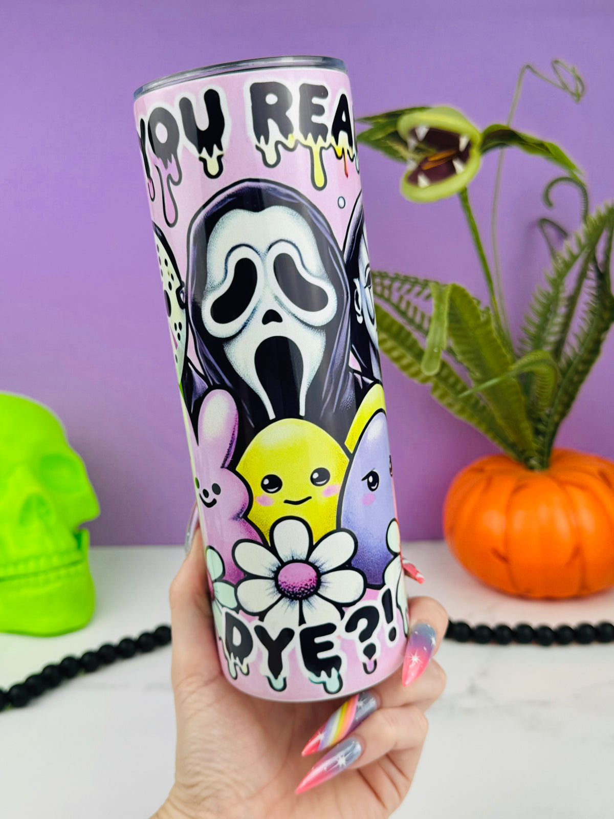 Horror Peeps Skinny Tumbler