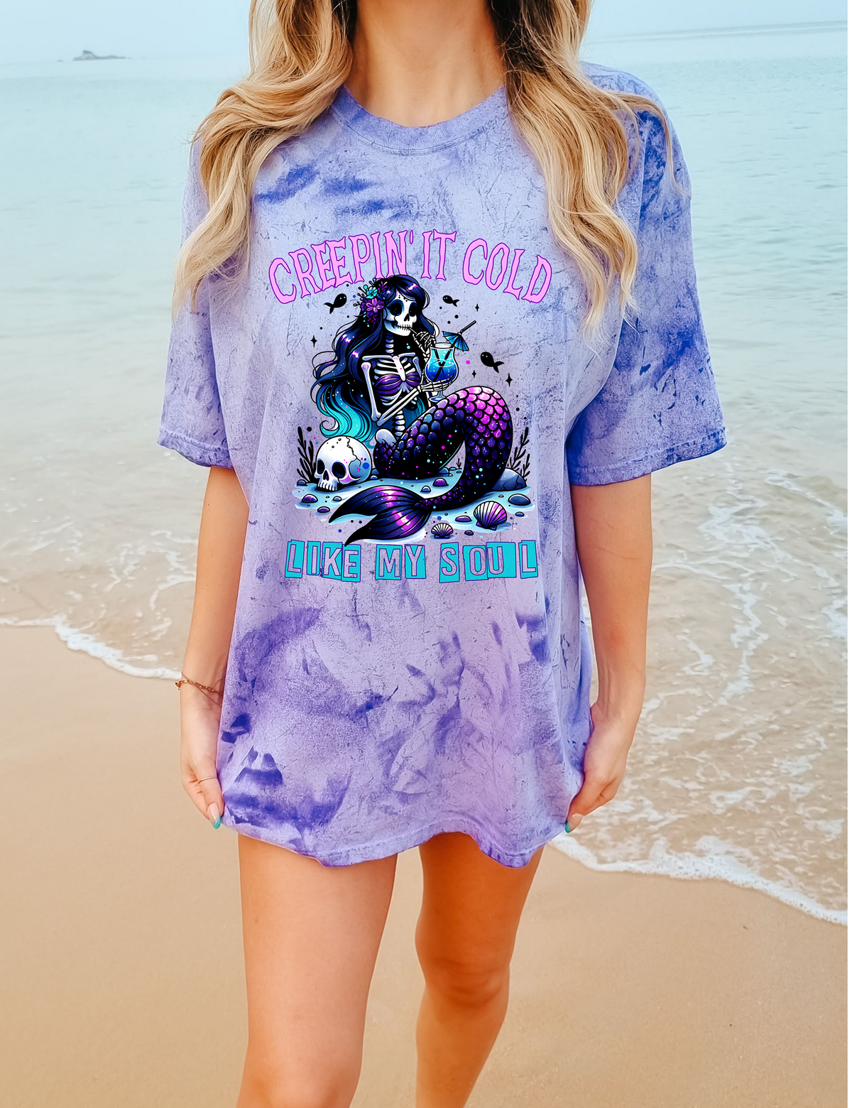 Creepin It Cold Tie Dye TEE