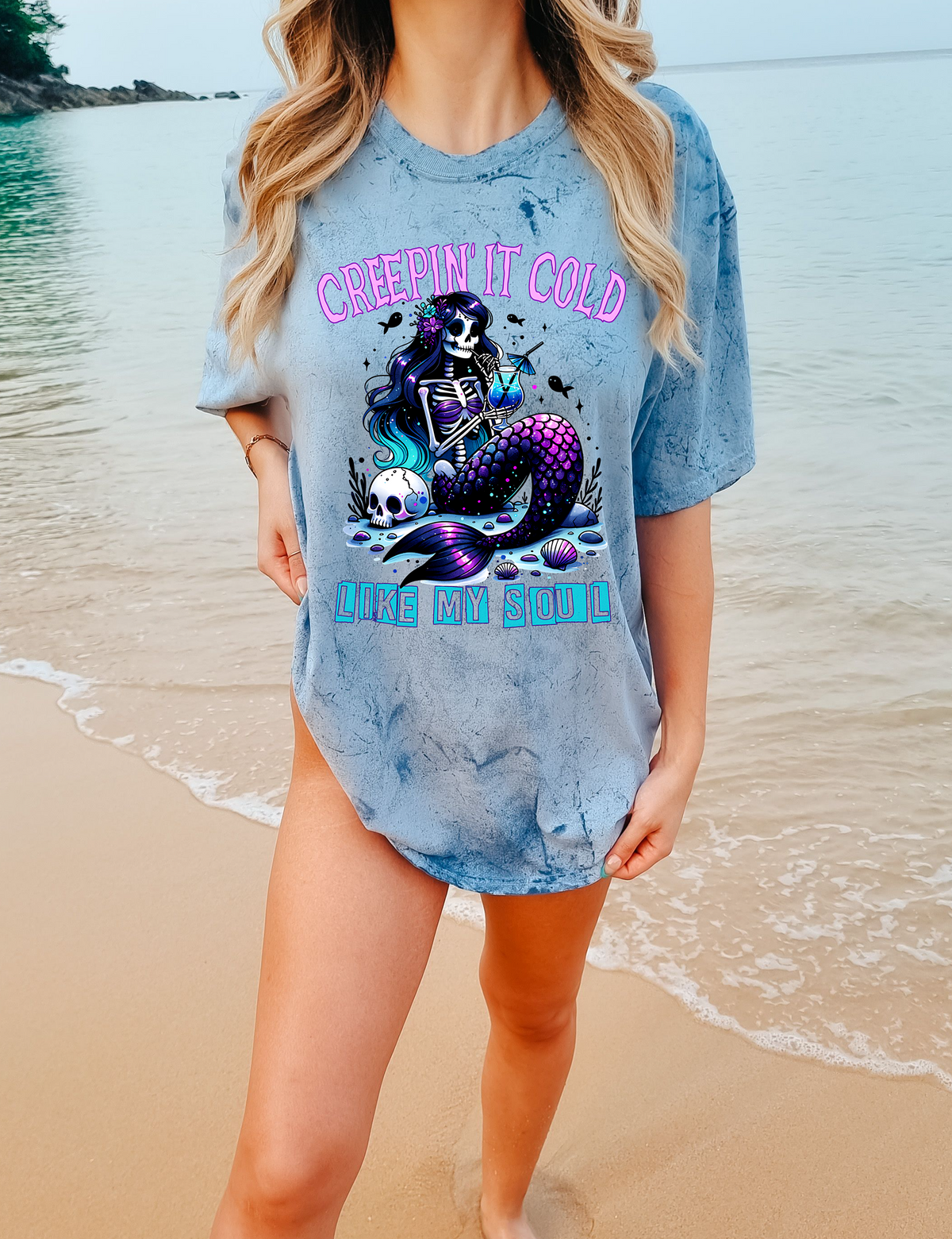 Creepin It Cold Tie Dye TEE