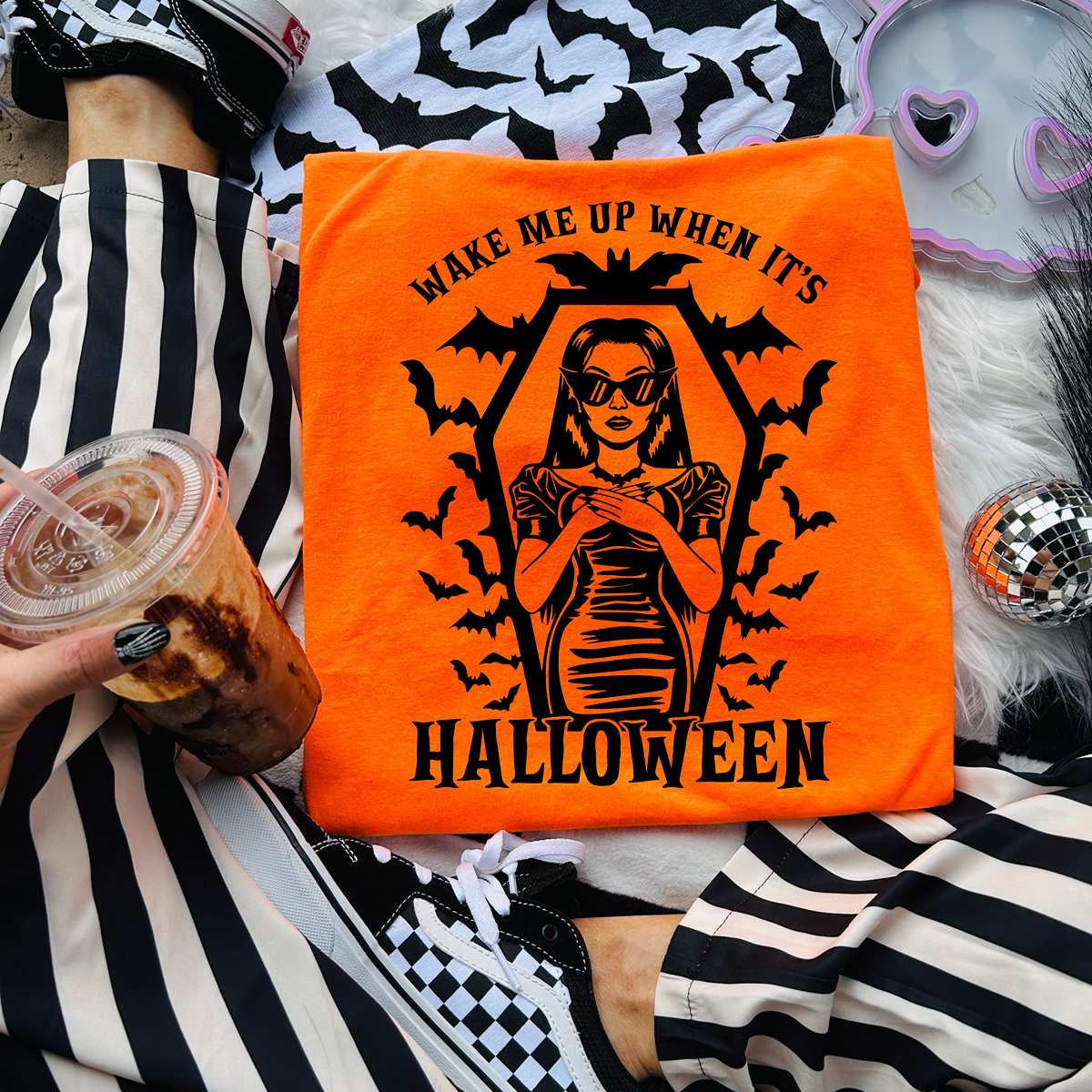 Wake Me When It's Halloween TEE