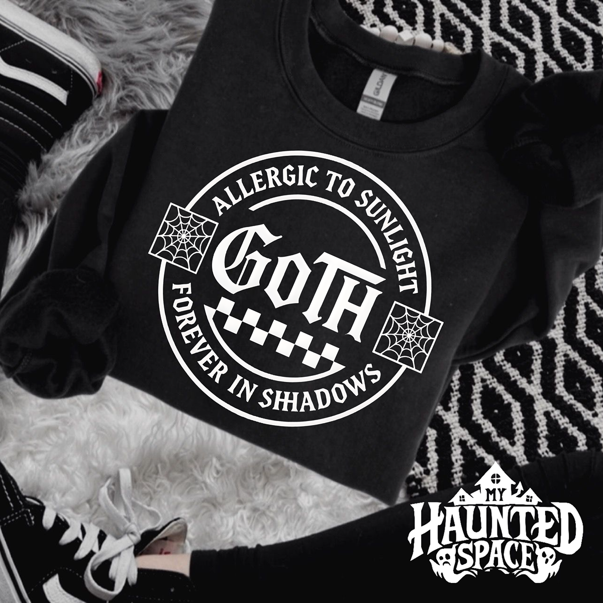 Allergic To Sunlight Sweatshirt