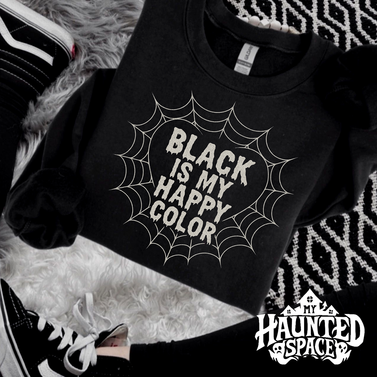 Black Is My Happy Color Sweatshirt