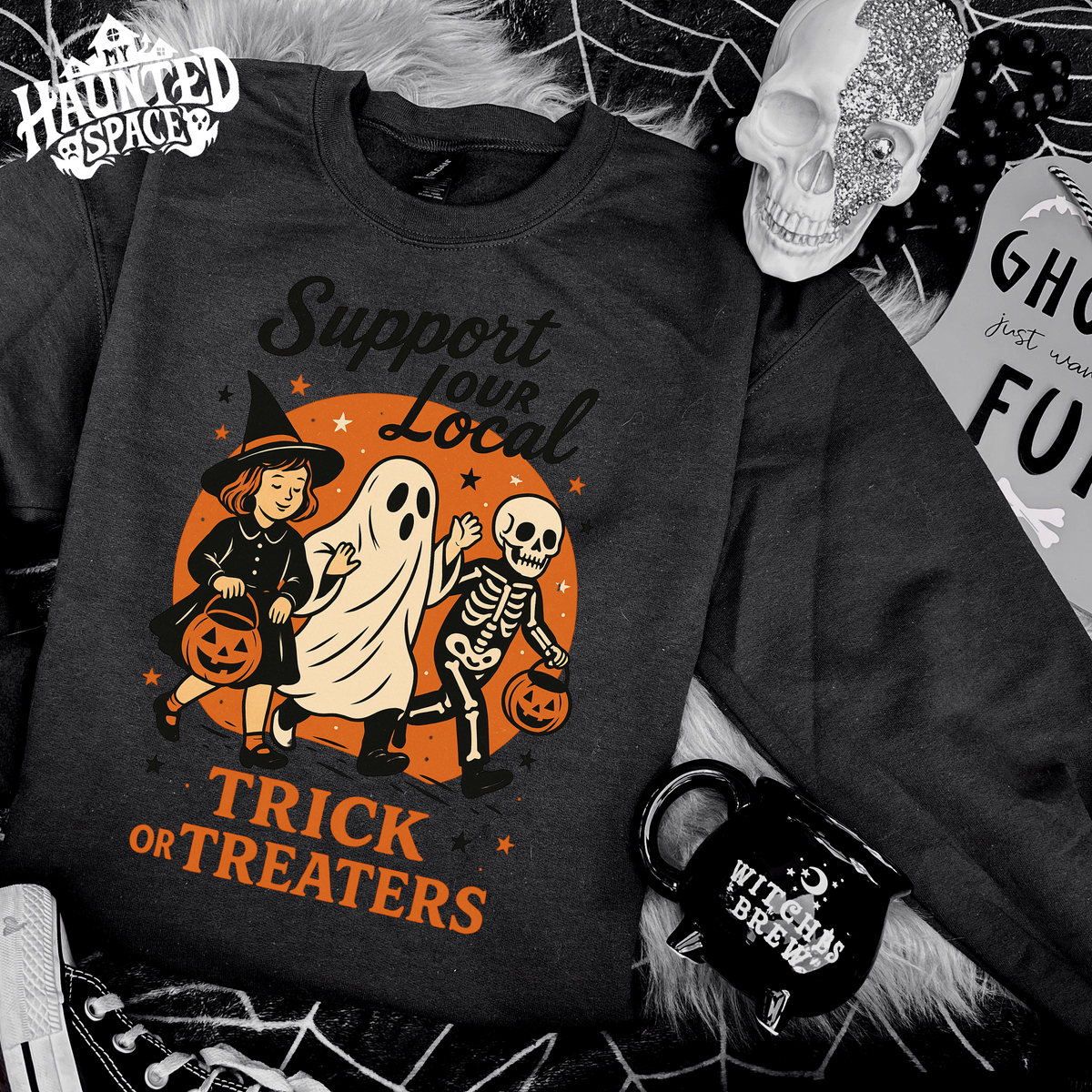 Support Trick Or Treaters Sweatshirt