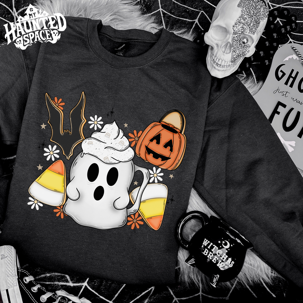 Ghost Mug Sweatshirt