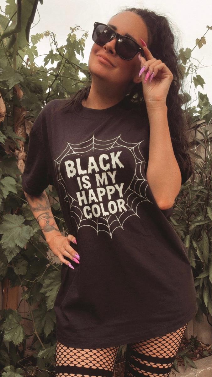 Black Is My Happy Color TEE