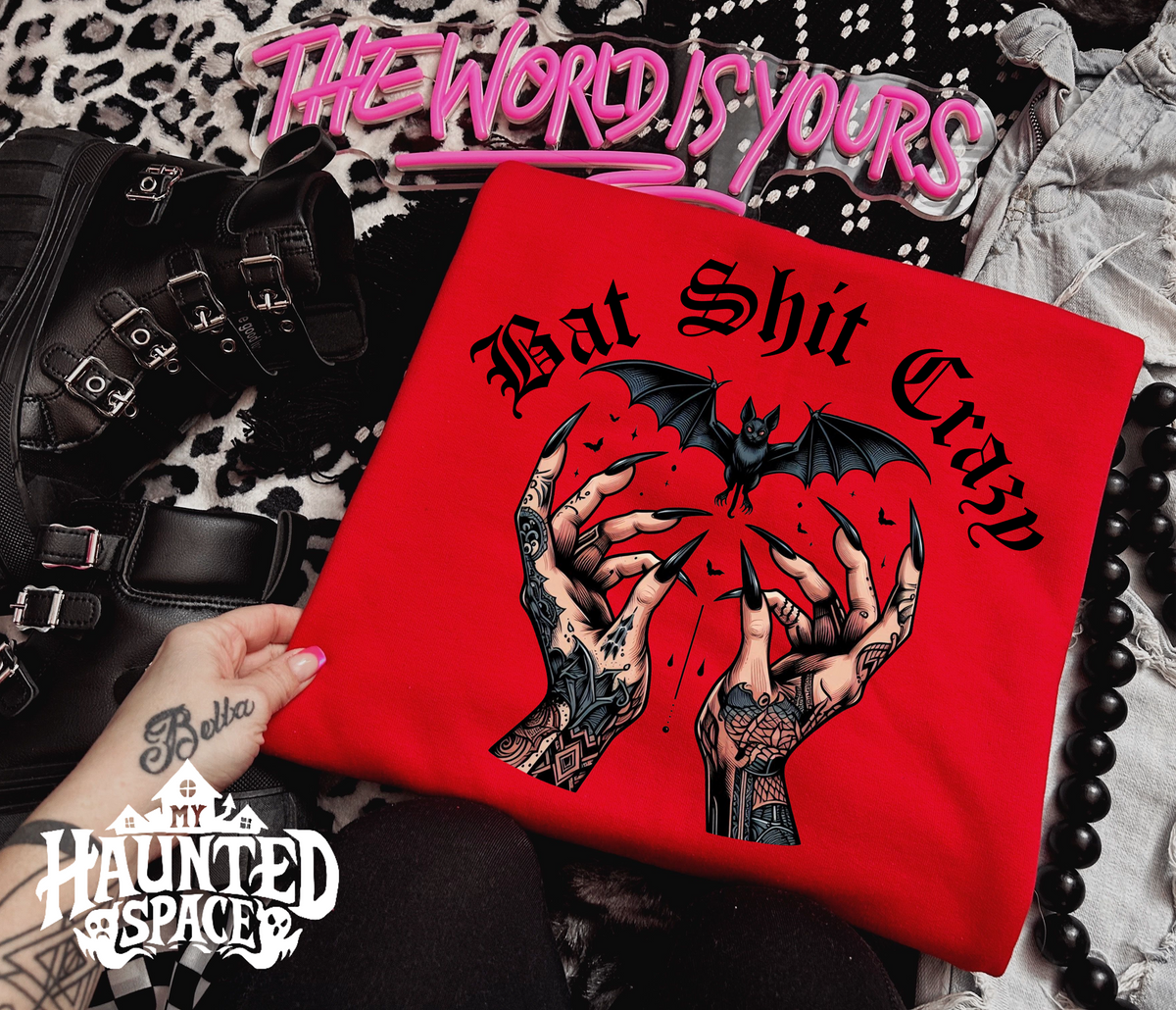 Bat Shirt Crazy TEE