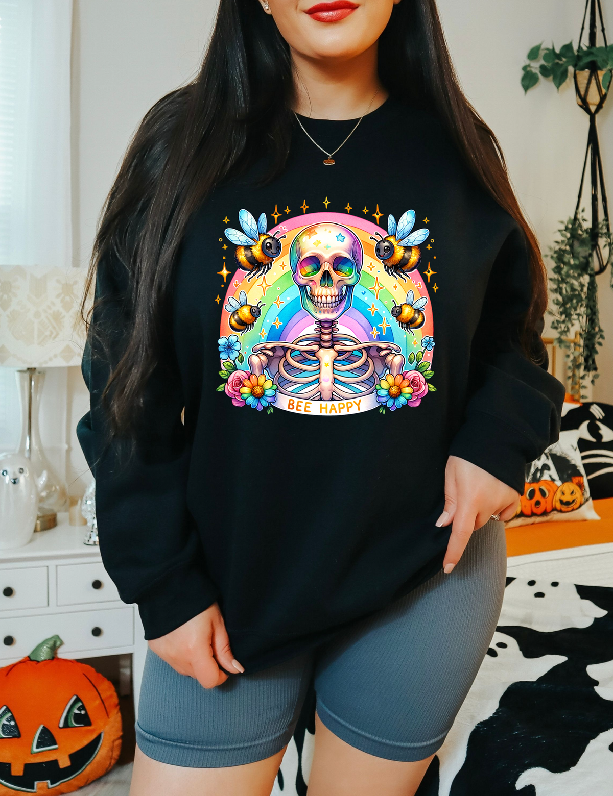 BEE Happy Skeleton Sweatshirt