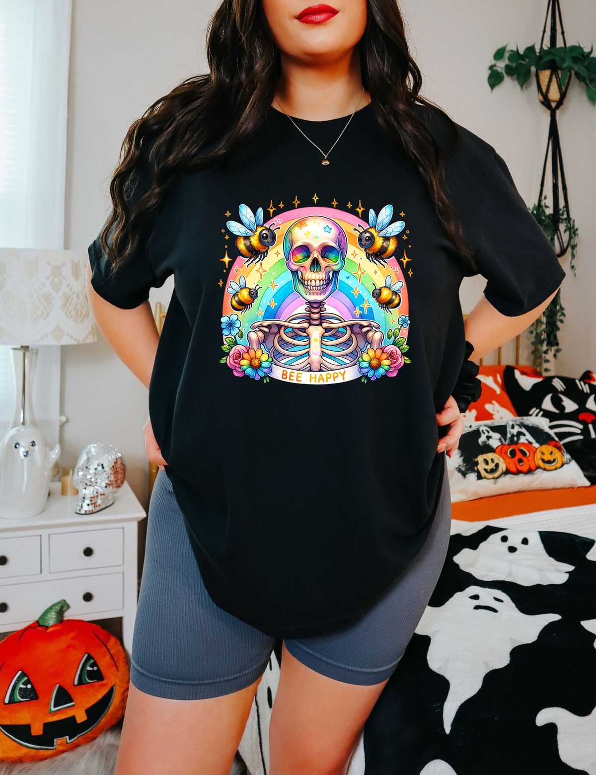 BEE Happy Skeleton TEE