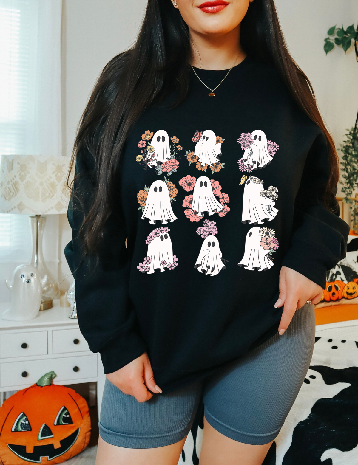 Floral Ghosts Sweatshirt