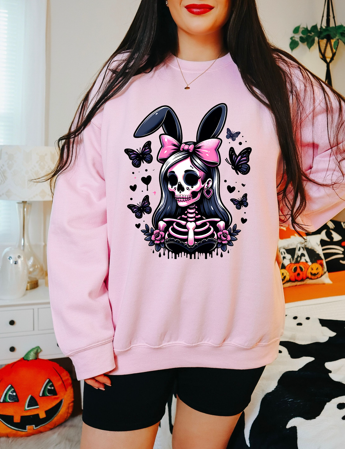 Goth Bunny Girl  Sweatshirt