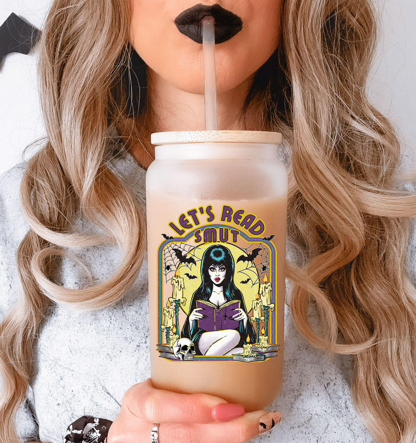 Let's Read Smut Glass Tumbler
