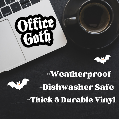 Office Goth Sticker