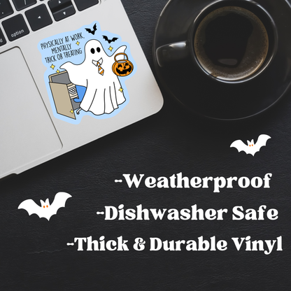 Office Trick Or Treating Sticker