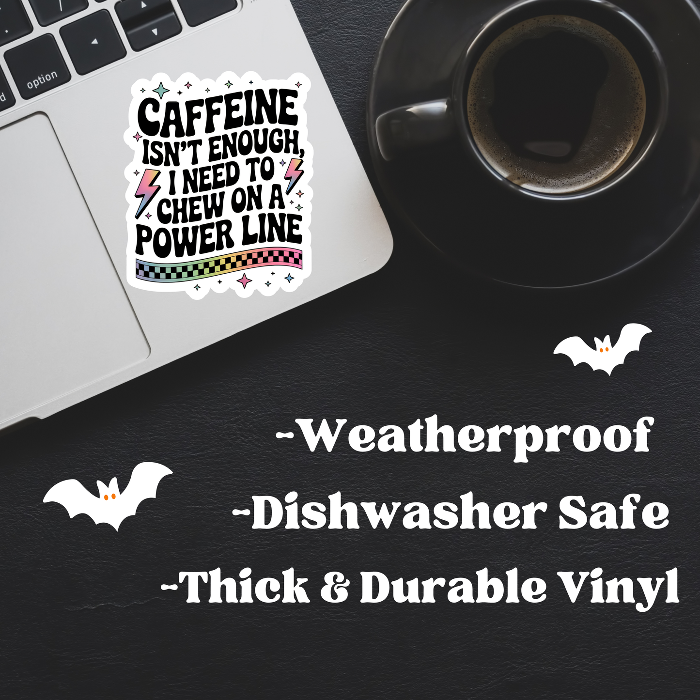Caffeine Power Sticker
