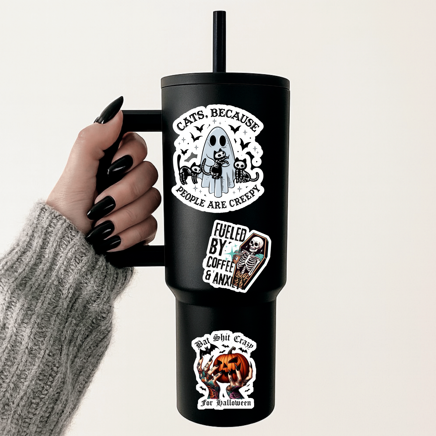 Cats people are crazy Sticker