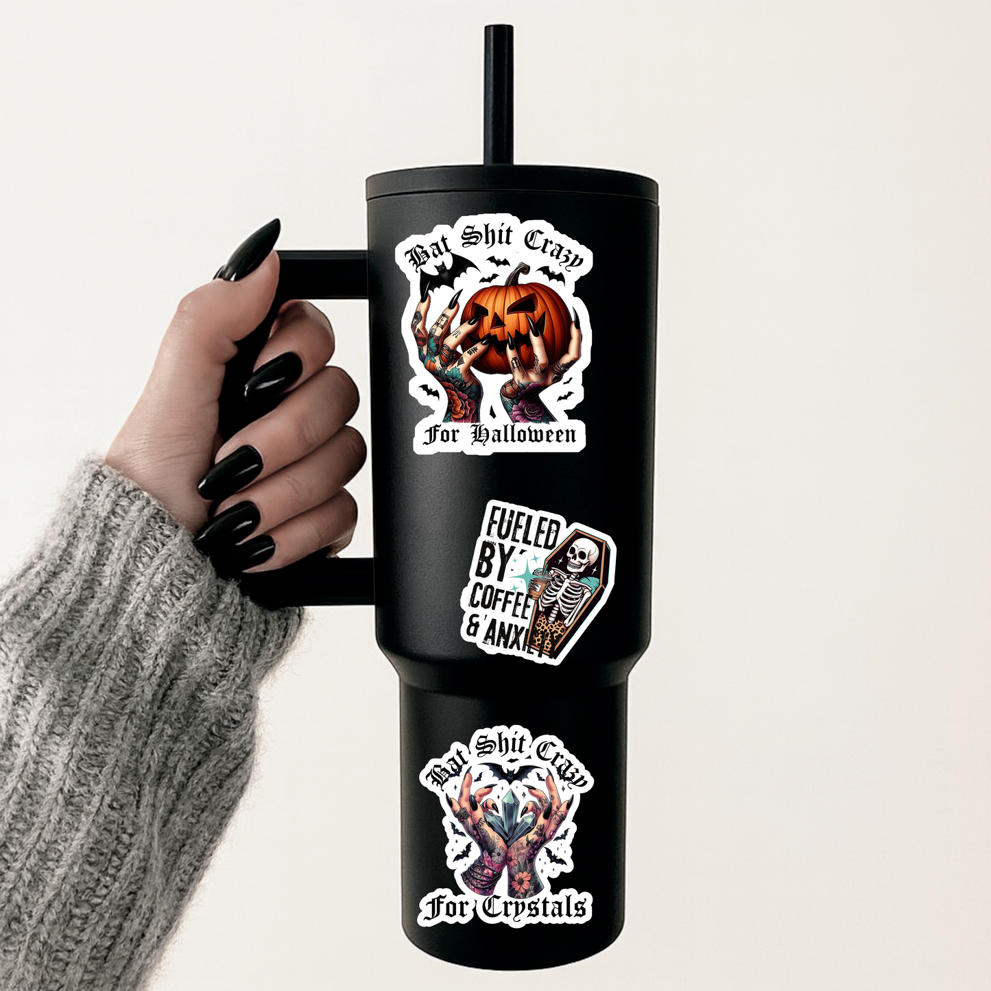 Bat Shit Crazy For Halloween Sticker