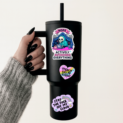 Avoiding Everything Sticker