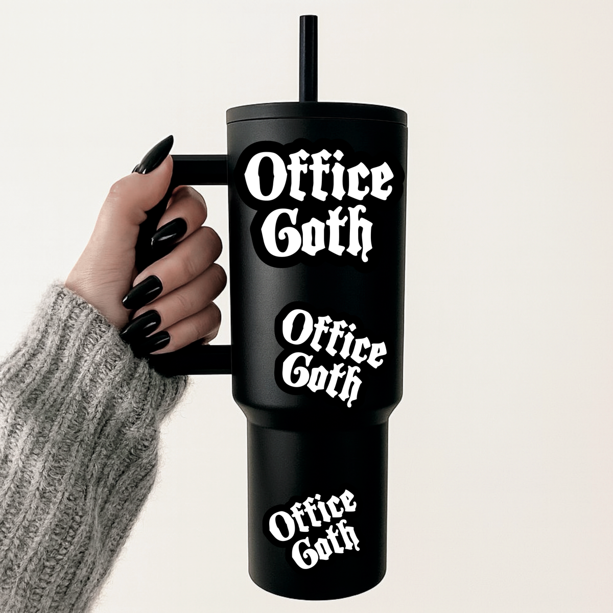 Office Goth Sticker