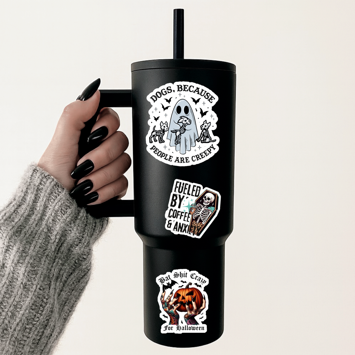 Dogs People are creepy Sticker