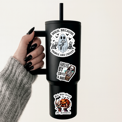 Dogs People are creepy Sticker