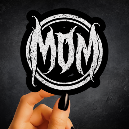Metal Mom Sticker