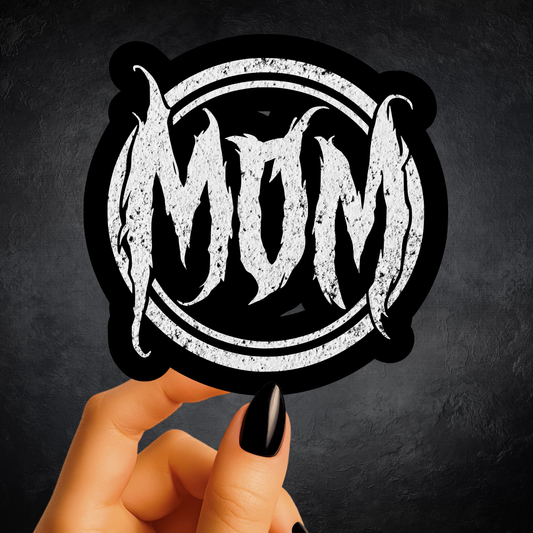 Metal Mom Sticker