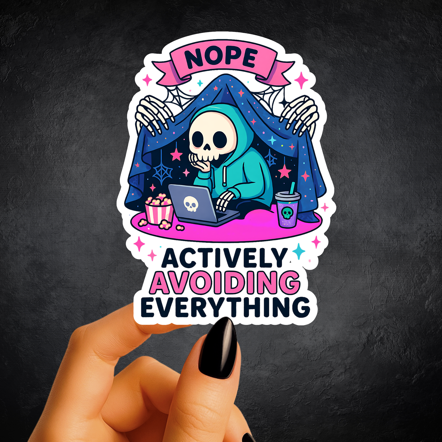 Avoiding Everything Sticker