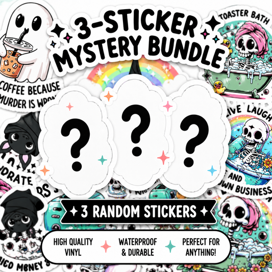Sticker 3-Pack Mystery Bundle