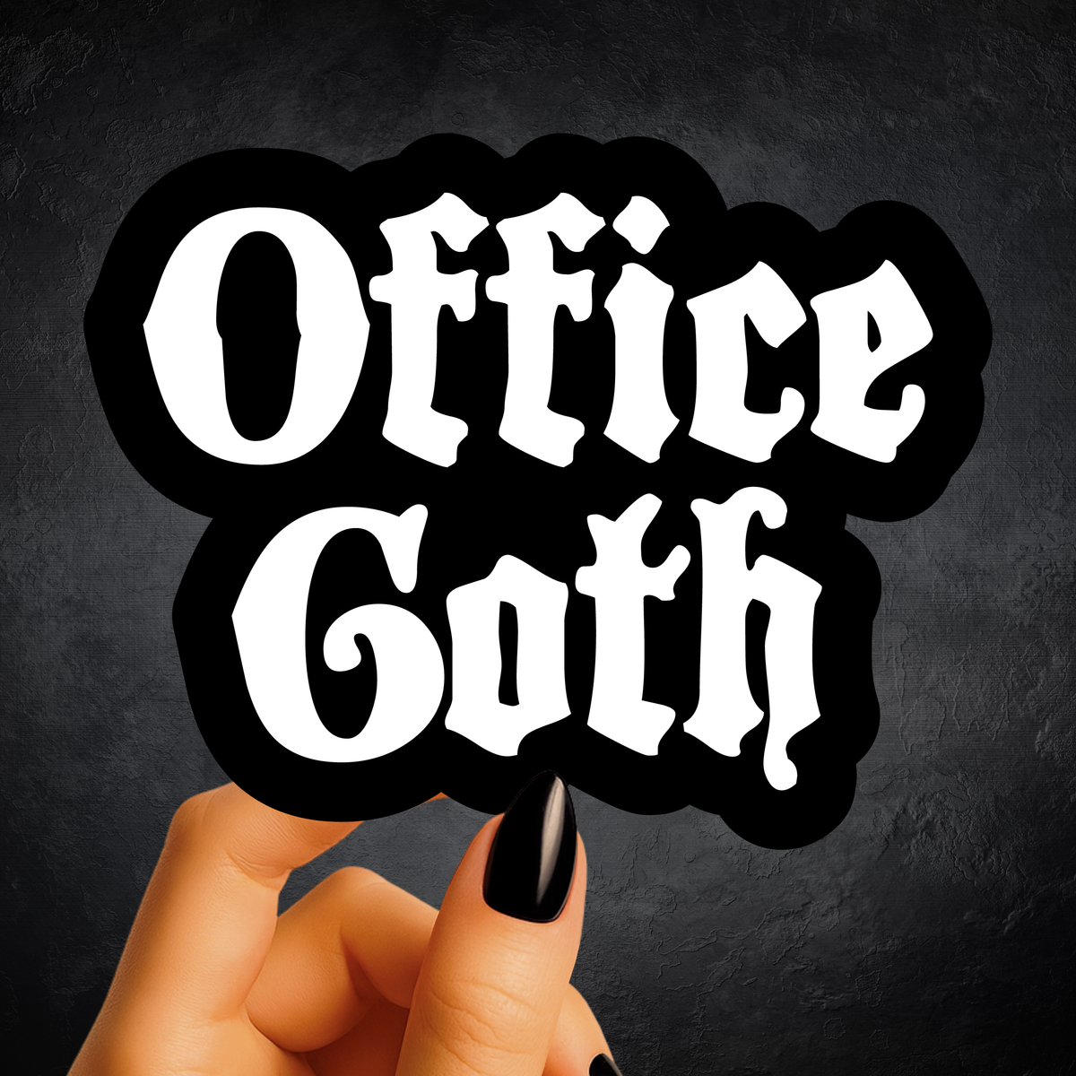 Office Goth Sticker