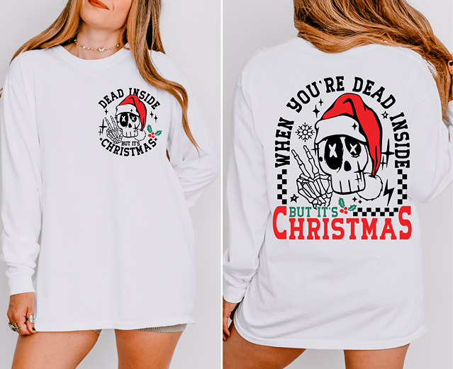 Dead Inside But Xmas Long Sleeve