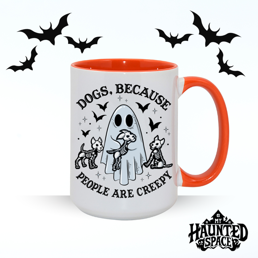 Dogs, People are Creepy Mug