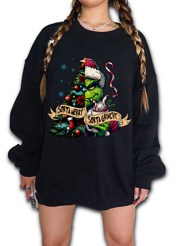 Grinch Tree Sweatshirt