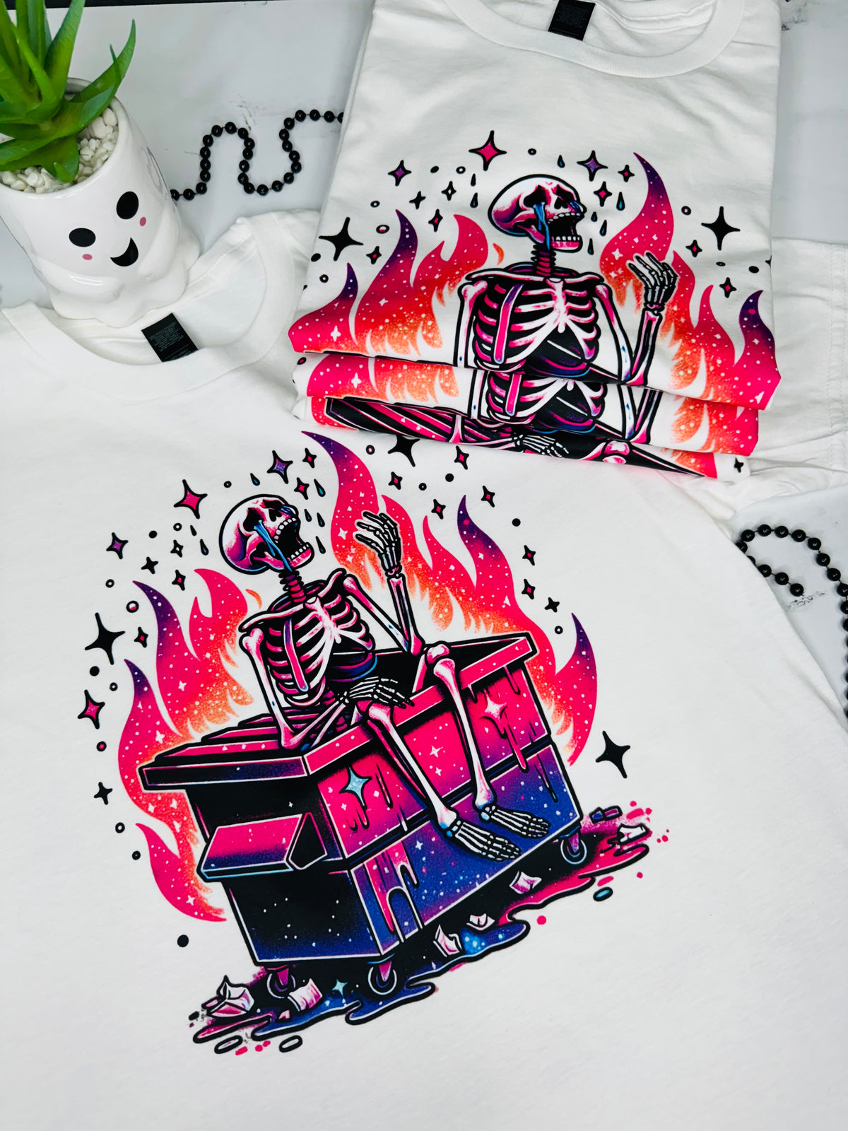 Crying Trash Skeleton Tshirt