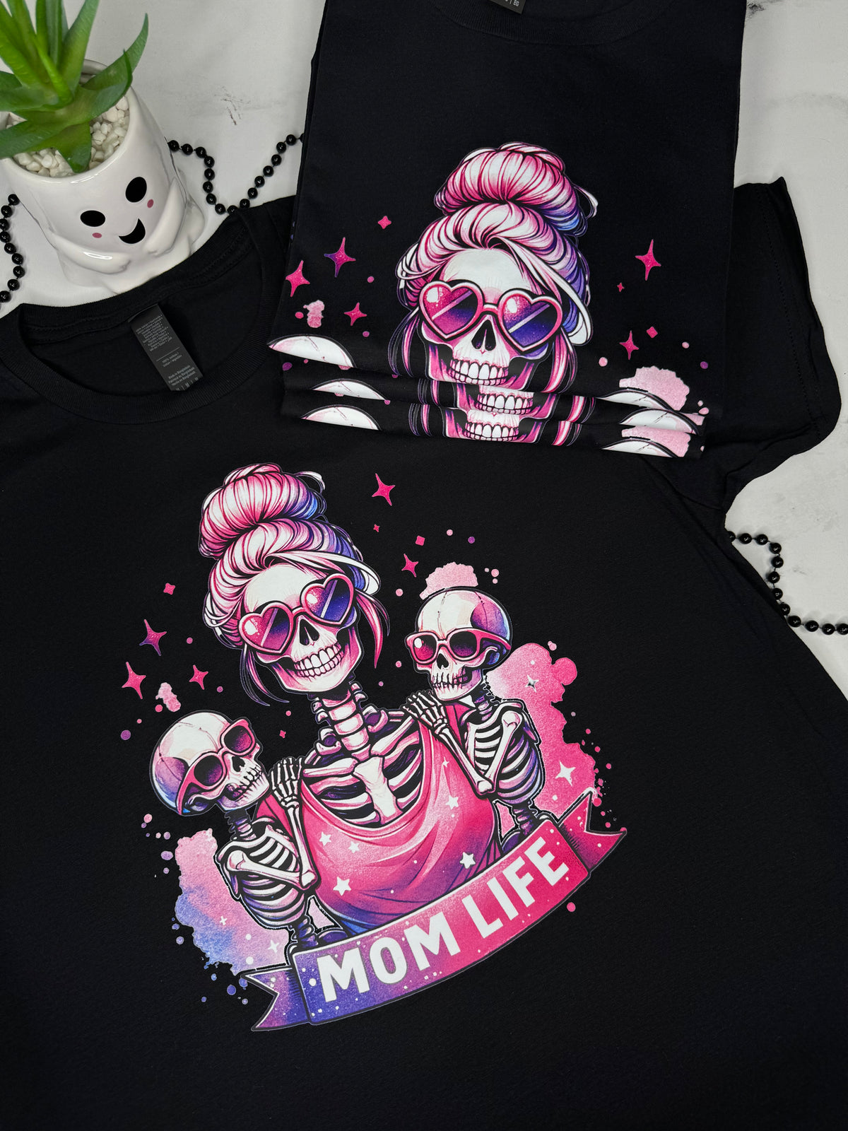 Mom Life Skeleton Tshirt